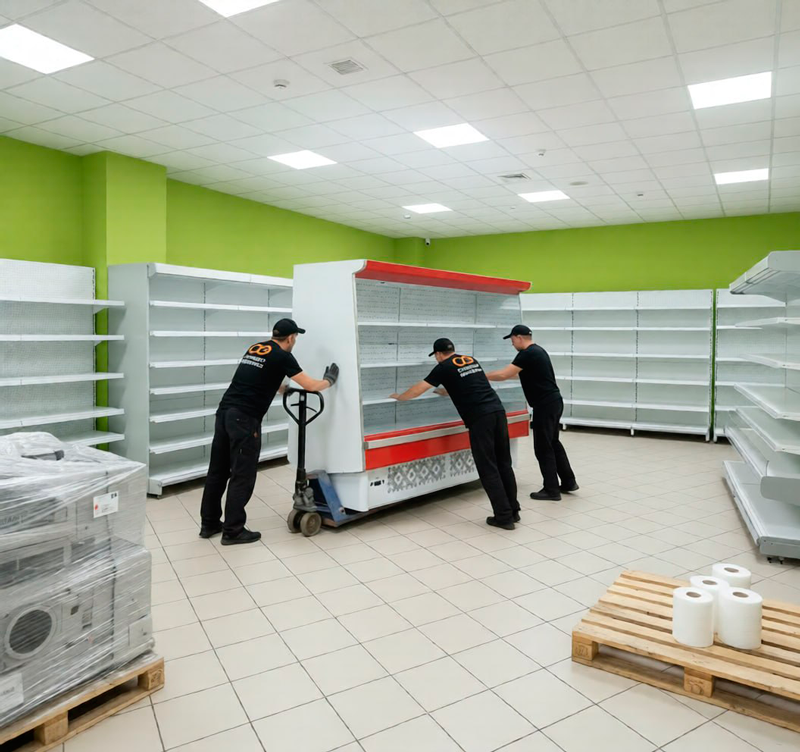 Переезд магазина в Гурьевске